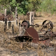 Sawmill equipment at Woolaning Spring