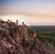 Tess Atie with group in Litchfield National Park